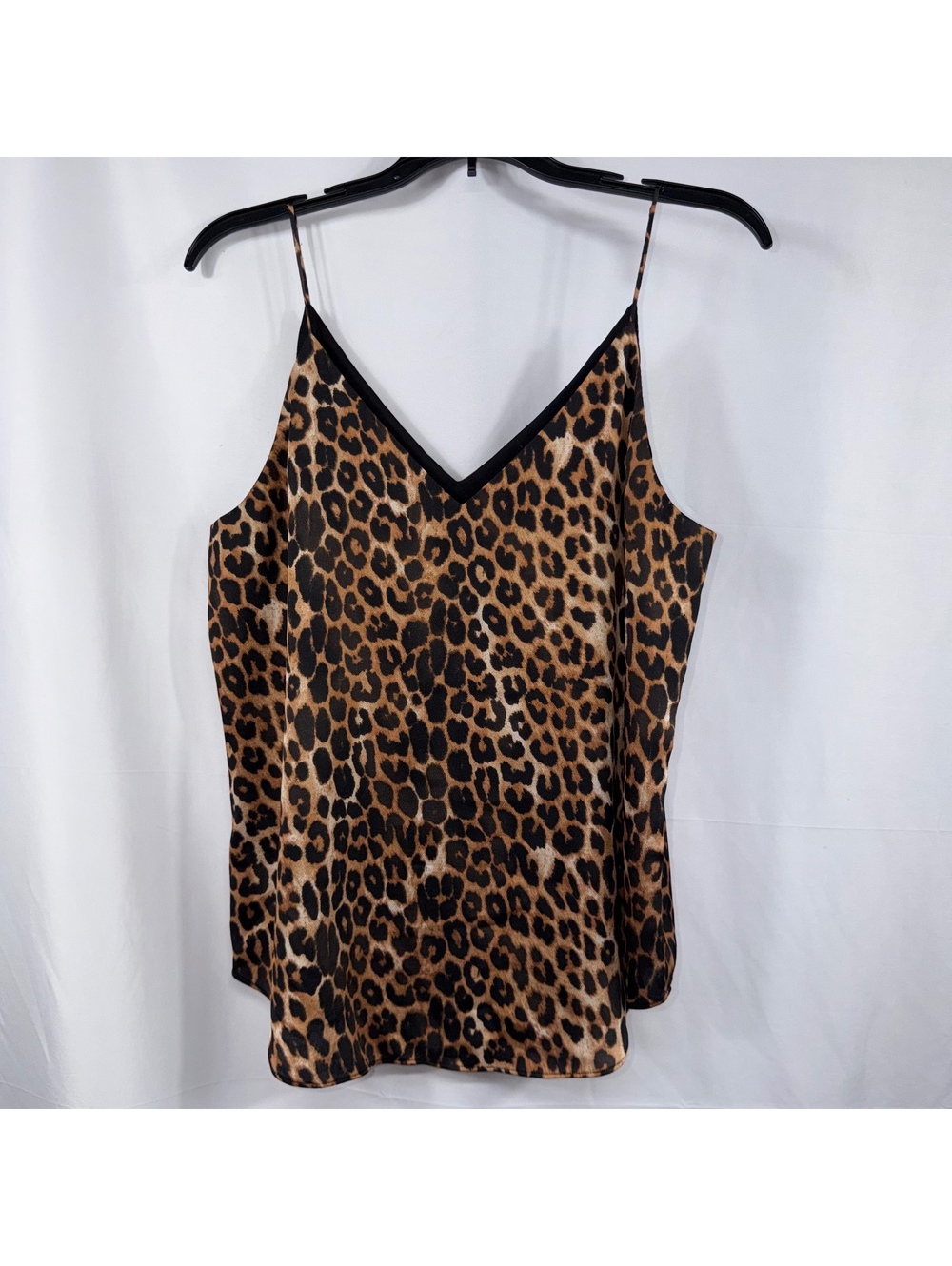 Express Leopard Print Cami Tank Top Brown Black M